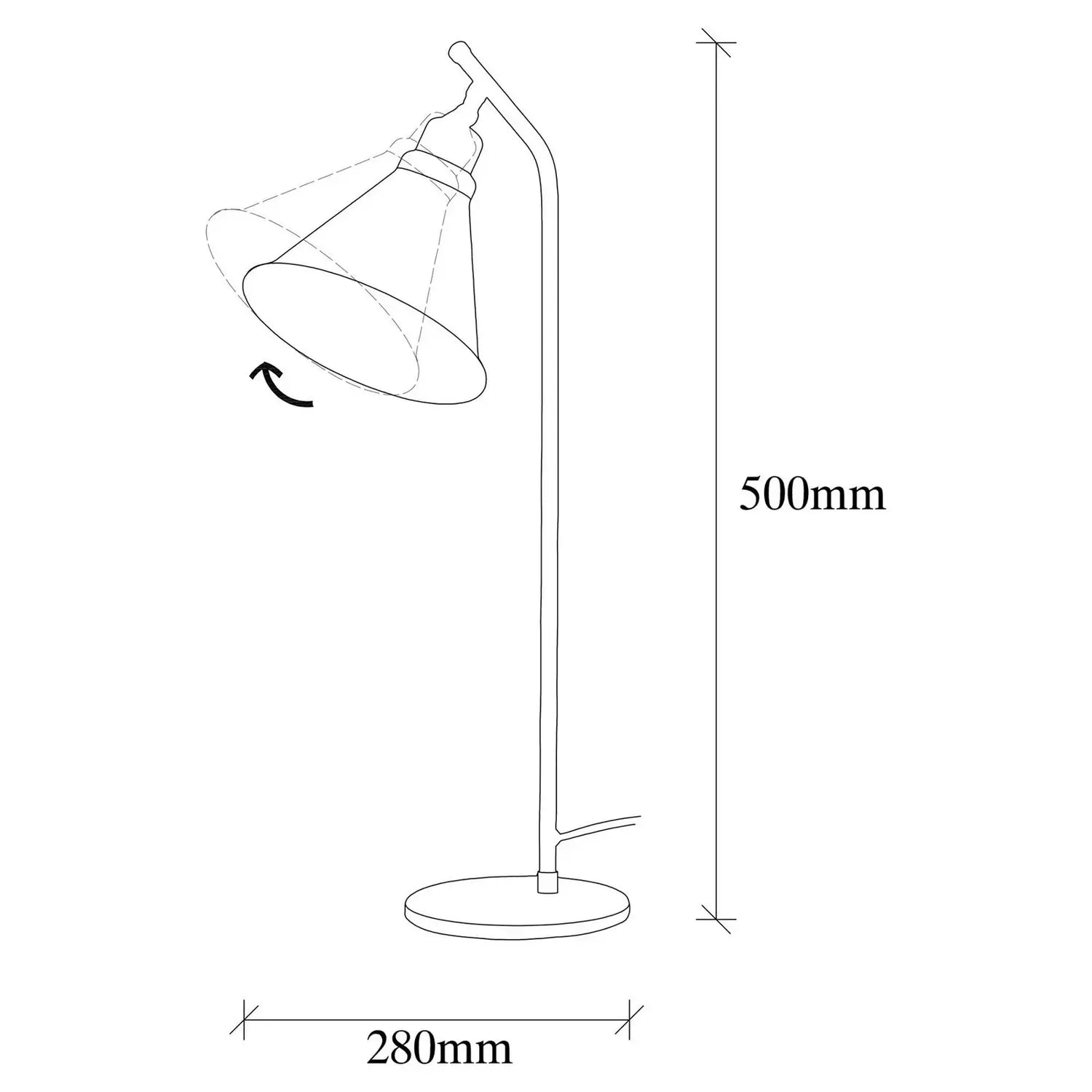 B-Ware Sivani Mr 610 Tischleuchte Tischlampe Metall Gold Antik E27 Wohnzimmer H50cm  - 8681875638226