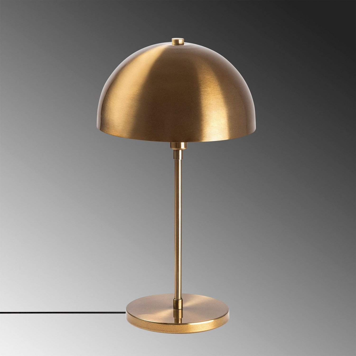 Varzan Tischleuchte Lampe Gold Metallleuchte Antik 50cm E14 Sockel 14 W Leuchte B-Ware