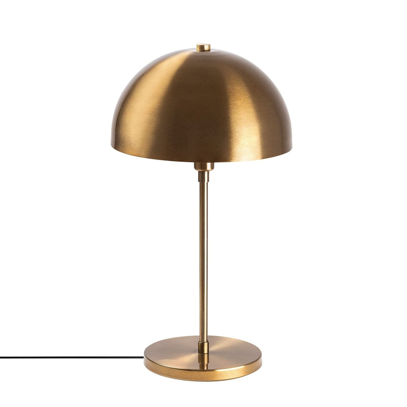 Varzan Tischleuchte Lampe gold Metallleuchte antik 50cm E14 Sockel 14 W Leuchte - 8683342387811