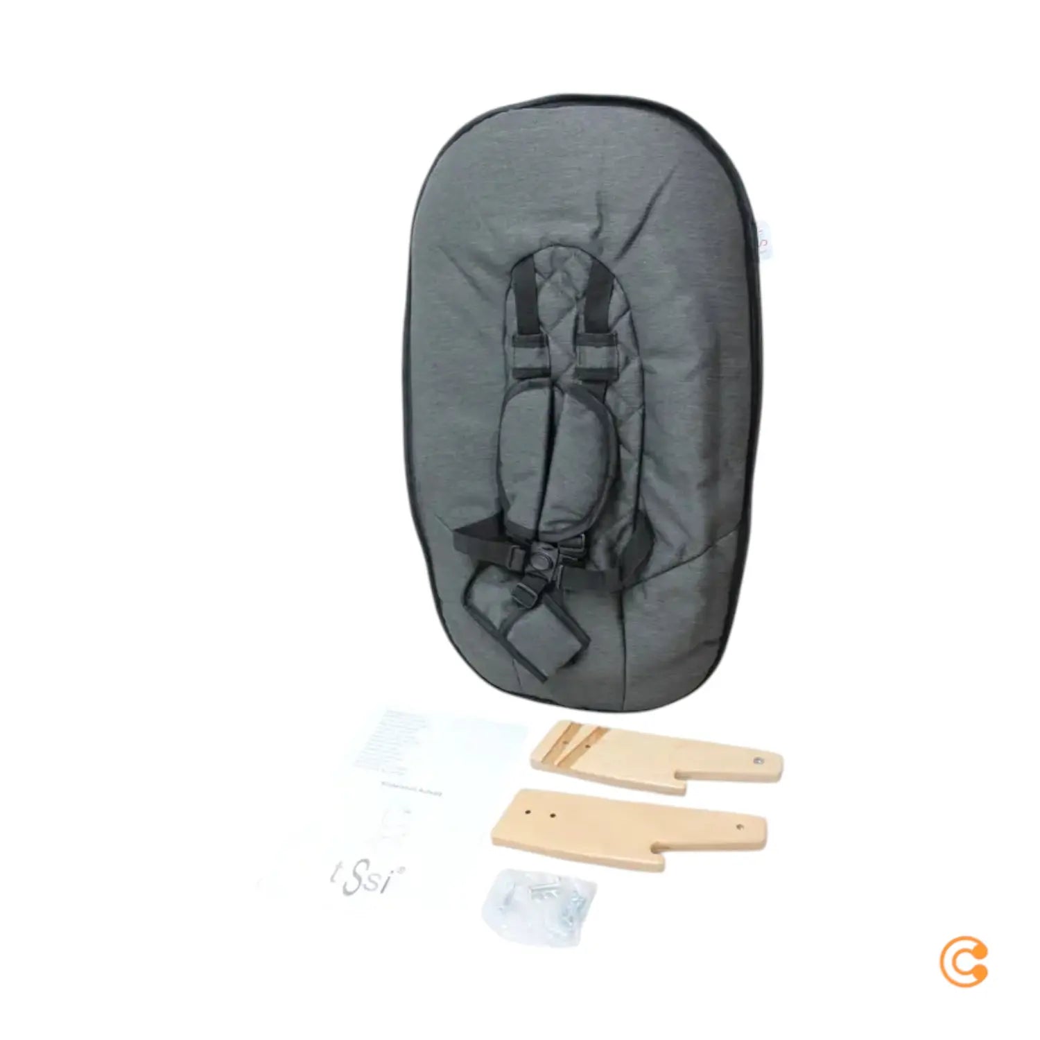 B-Ware Ti Ssi Babyaufsatz Für Ti Ssi Natur Hochstuhlaufsatz Aufsatz Babywanne Anthrazit - 722348416809