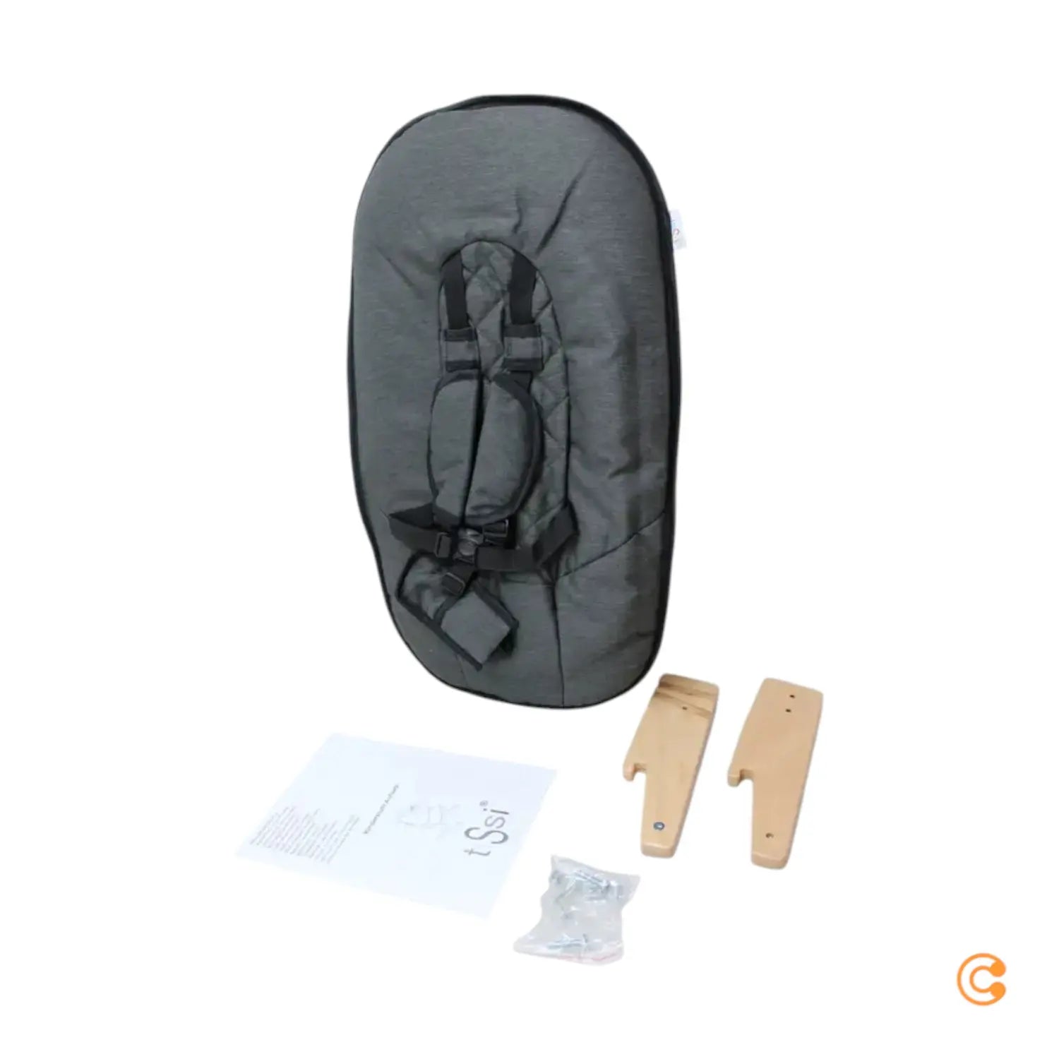 B-Ware Ti Ssi Babyaufsatz Für Ti Ssi Natur Hochstuhlaufsatz Aufsatz Babywanne Anthrazit - 722348416809