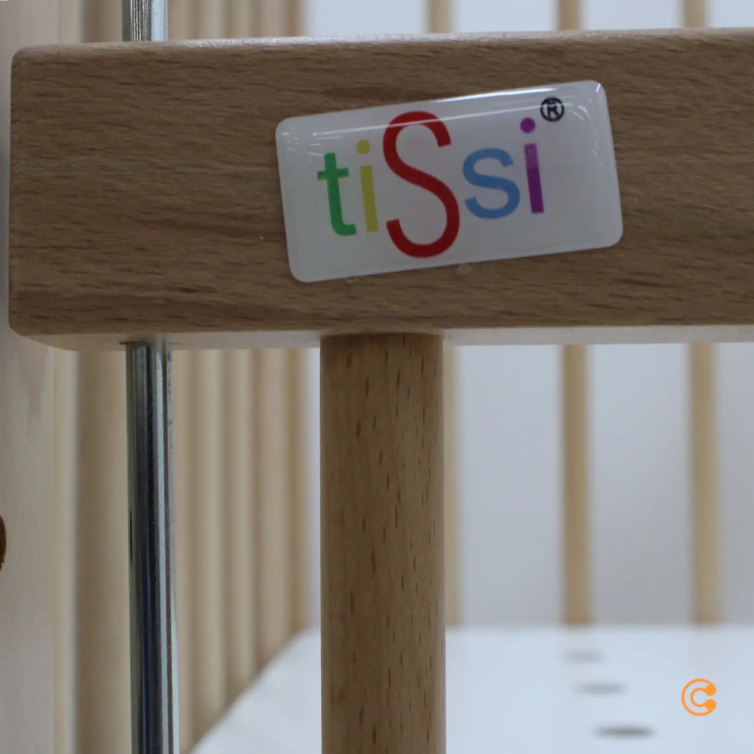 B-Ware Ti Ssi Beistellbett Bett Maxi Boxspring Rollen Bett Verschlussgitter Natur Braun - 2000579234705