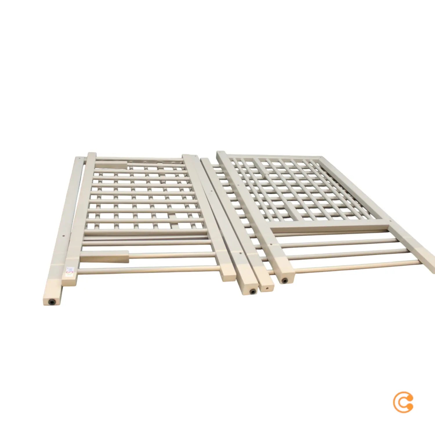 B-Ware Ti Ssi Beistellbett Stubenwagen Kinderbett Maxi Boxspring Beige Verschlussgitter - 2000587666703