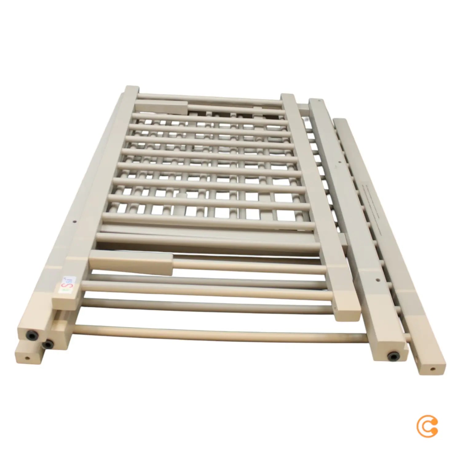 B-Ware Ti Ssi Beistellbett Stubenwagen Kinderbett Maxi Boxspring Beige Verschlussgitter - 2000587666703