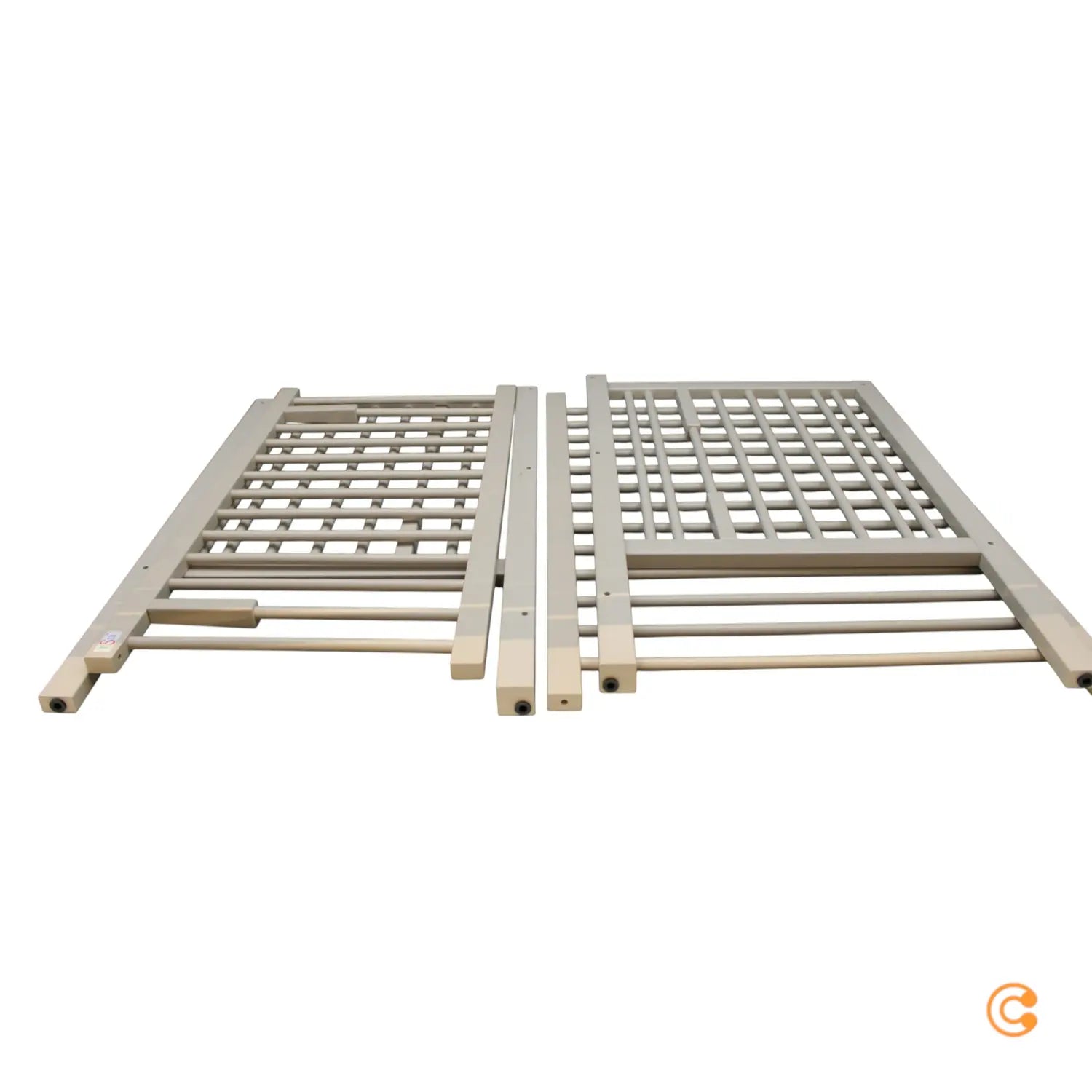 B-Ware Ti Ssi Beistellbett Stubenwagen Kinderbett Maxi Boxspring Beige Verschlussgitter - 2000587666703