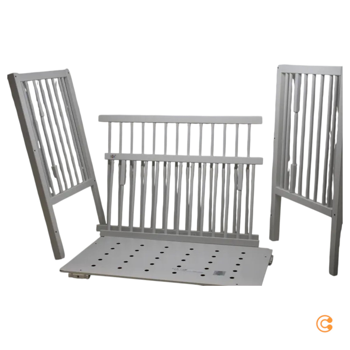 tiSsi Beistellbett Maxi Boxspring Babybett Kinderbett 50x90cm weiß DEFEKTWARE - 4260657580225