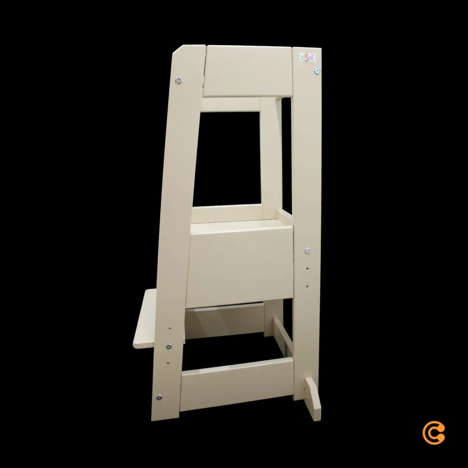B-Ware Ti Ssi Lernturm Lernstuhl Felix Turm Buche Massiv Cashmere Mitwachsend 89 Cm