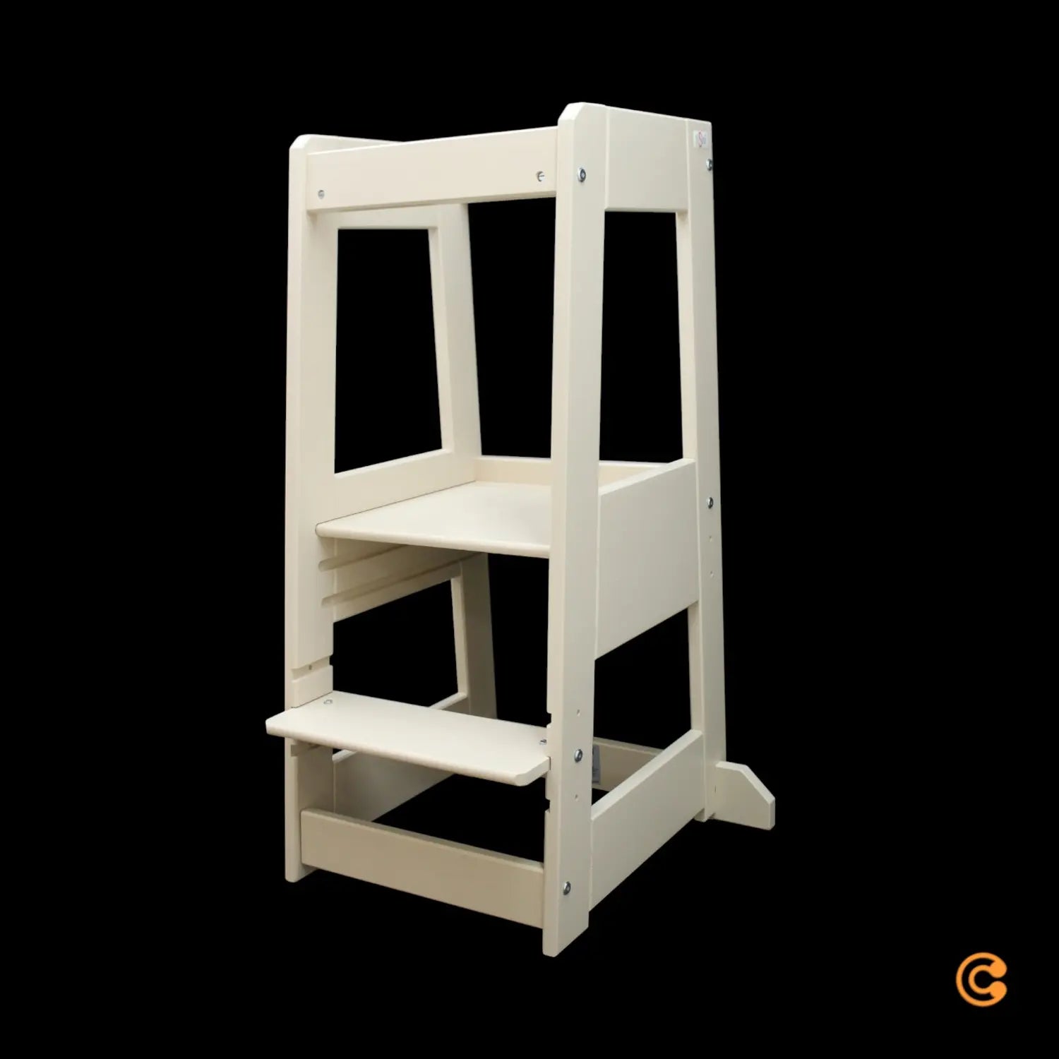 B-Ware Ti Ssi Lernturm Lernstuhl Felix Turm Buche Massiv Cashmere Mitwachsend 89 Cm