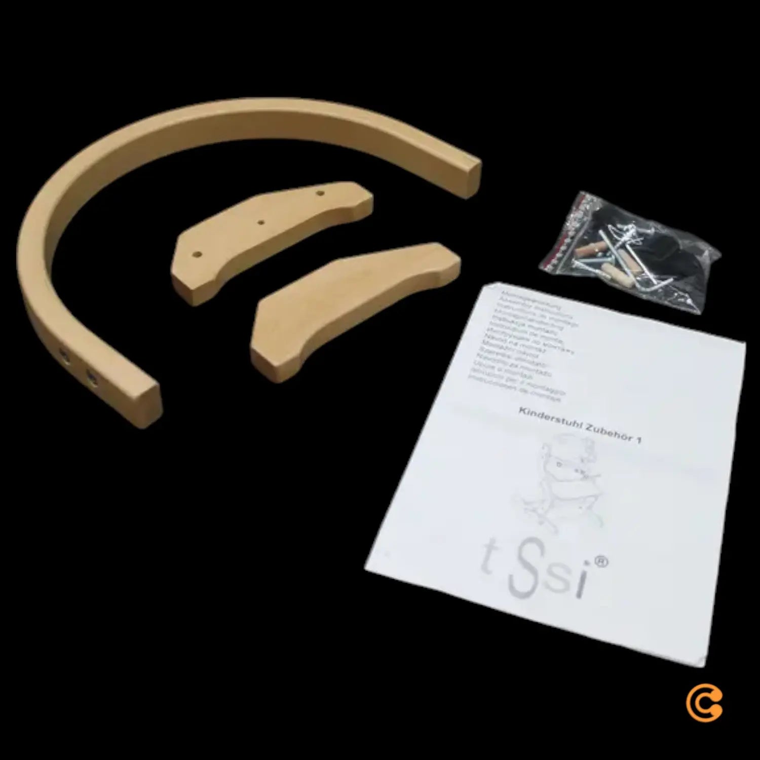 B-Ware Ti Ssi Hochstuhlaufhänger Aufhänger Hochstuhl Nature Buche Natur Hochstuhlzubehör - 8438544834331