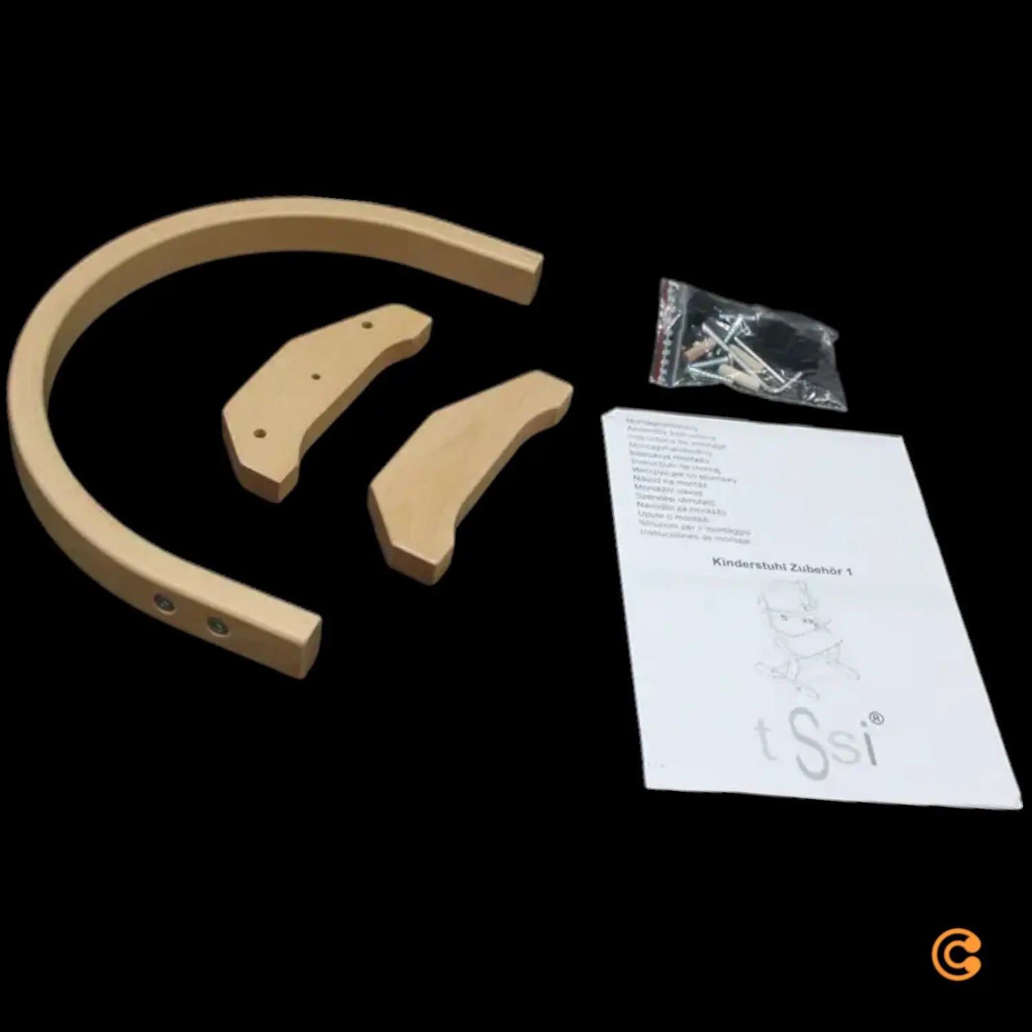 B-Ware Ti Ssi Hochstuhlaufhänger Aufhänger Hochstuhl Nature Buche Natur Hochstuhlzubehör - 8438544834331