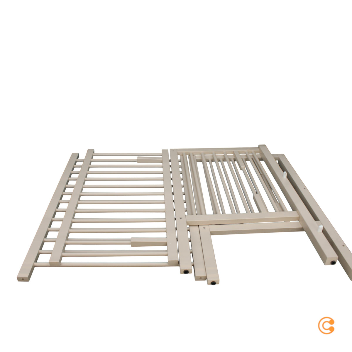 tiSsi Beistellbett Babybett Maxi Boxspring Bett Buche beige Kinderbett 50x90 cm - 4260657586746