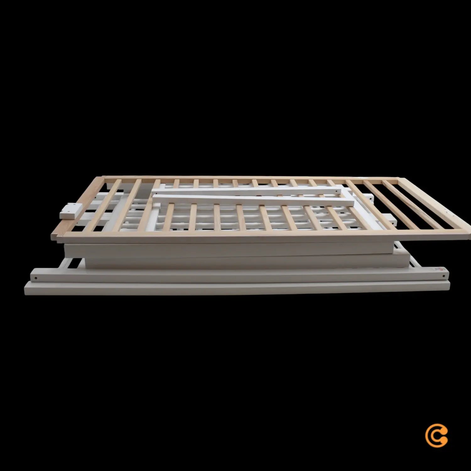 B-Ware Ti Ssi Xxl Beistellbett Babybett Gitterbett Hajo Höhenverstellbar Massivholz Weiß - 4260657583851