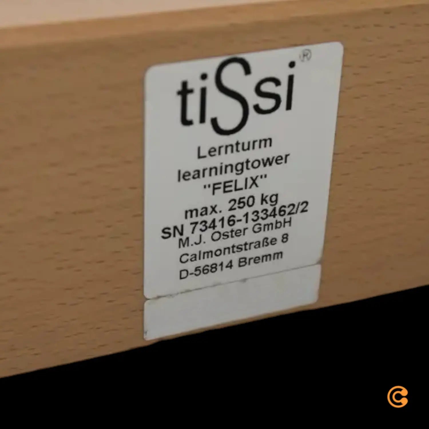 B-Ware Ti Ssi Zwillings Geschwister Lernturm Felix Stehhilfe Buche Siehe Text/Foto - 4260657585794