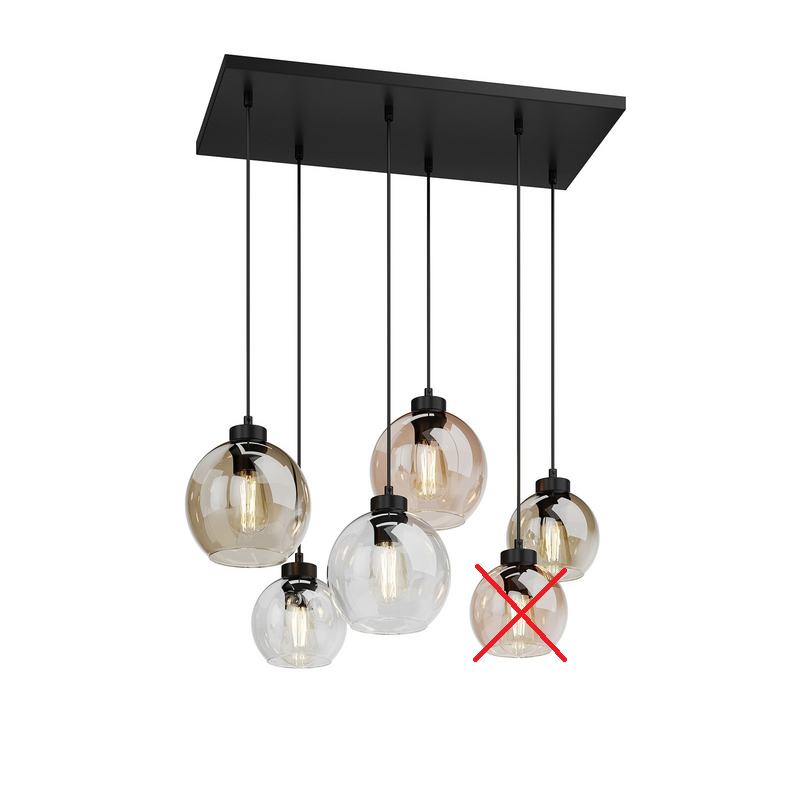 Tk Lighting Cubus 2164 Hängeleuchte Deckenlampe Pendelleuchte Siehe Text/Foto B-Ware - 5901780521646