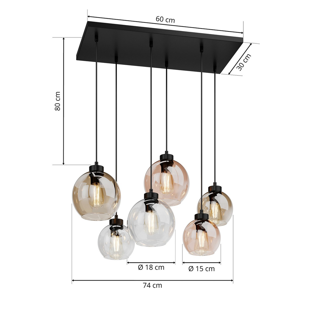 Tk Lighting Cubus 2164 Hängeleuchte Deckenlampe Pendelleuchte Siehe Text/Foto B-Ware - 5901780521646