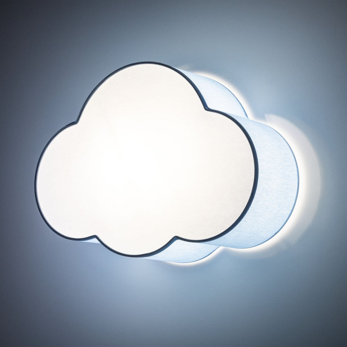 TK Lighting Deckenleuchte Lampe Cloud Wolke Kinderzimmer Textil Blau E27 LED - 5901780560744