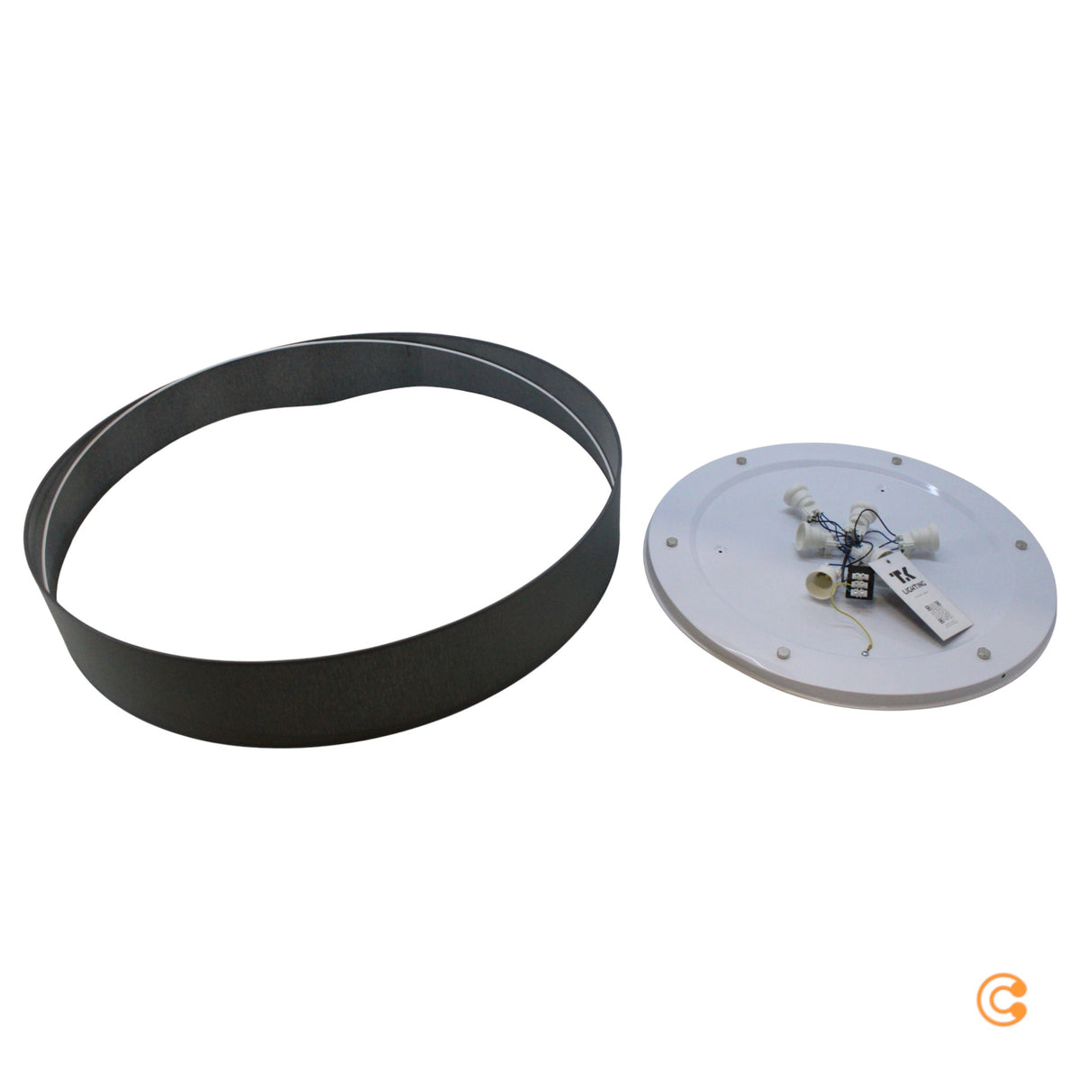 TK Lighting Deckenleuchte Rondo LED Deckenlampe grau Ø 80cm SIEHE TEXT/FOTO - 5901780527259