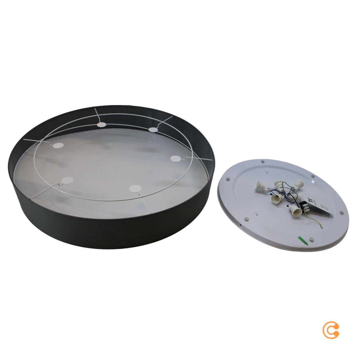 TK Lighting Deckenleuchte Rondo LED Deckenlampe grau Ø 80cm SIEHE TEXT/FOTO - 5901780527259