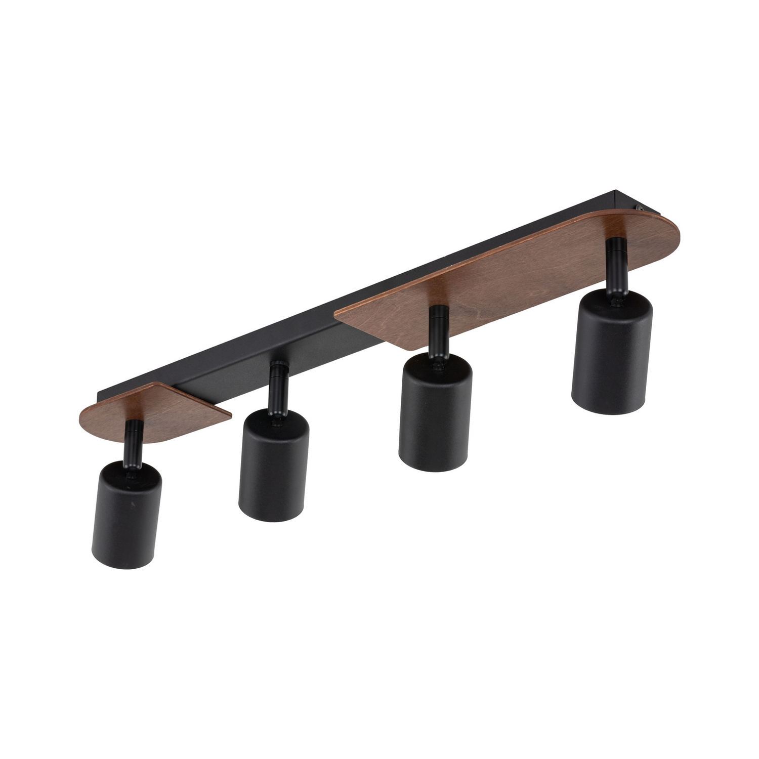 Tk Lighting Cover Wood Deckenspot Leuchte Lampe Nussbaum Vierflammig Gu10 Lampe B-Ware - 5901780568818