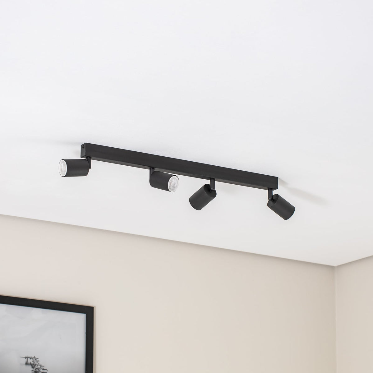 TK Lighting Strahler Top Deckenleuchte Spot schwarz schwenkbar GU10 LED 83 cm - 5901780561772