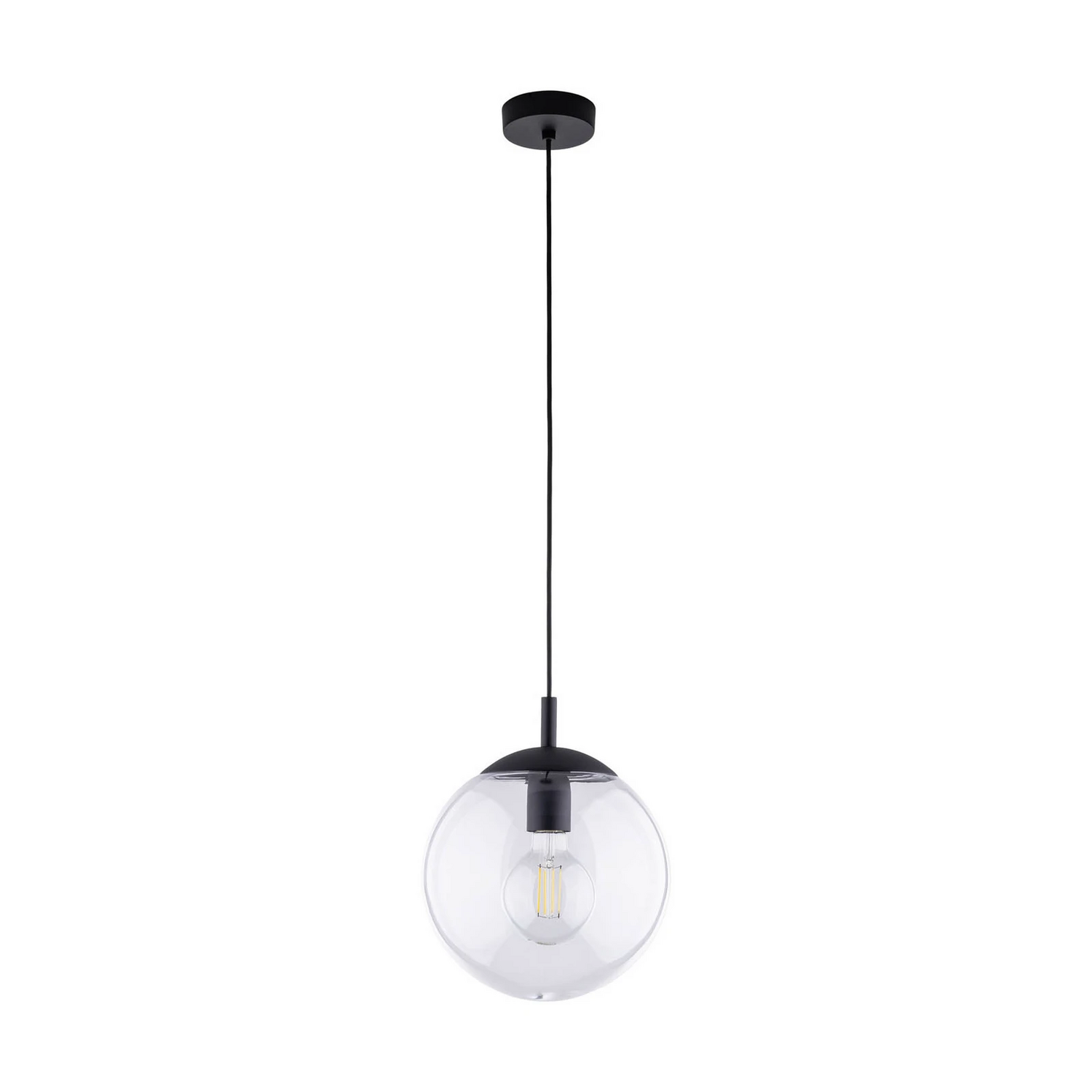 Tk Lighting Esme Hängeleuchte Pendelleuchte Kugel Glas Transparent ø 25 Cm E27 B-Ware - 5901780532666