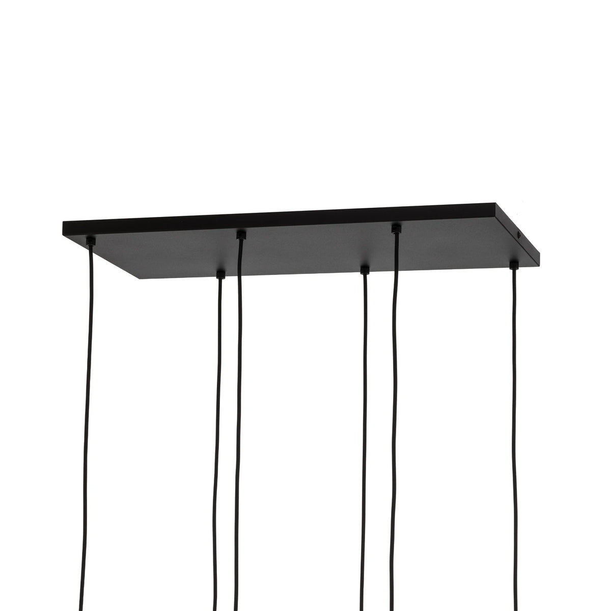 TK Lighting Hängelampe Pendelleuchte Sophia Glas Metall schwarz cognac E14 LED - 5906135110445