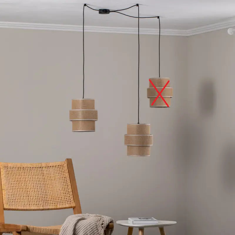B-Ware Tk Lighting Hängeleuchte Pendelleuchte Calisto Jute Naturbraun Siehe Text/Foto - 5901780554033
