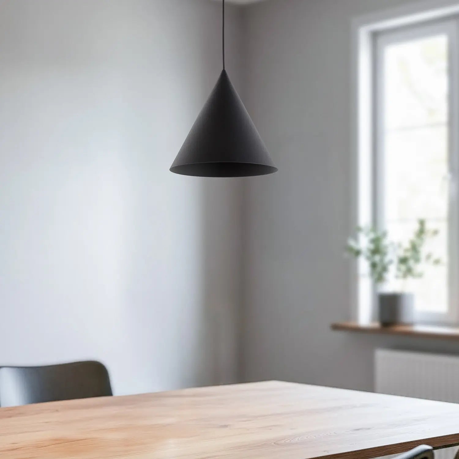 B-Ware Tk Lighting Hängeleuchte Pendelleuchte Cono Lampe Schwarz Einflammig 25 Cm - 5901780566302