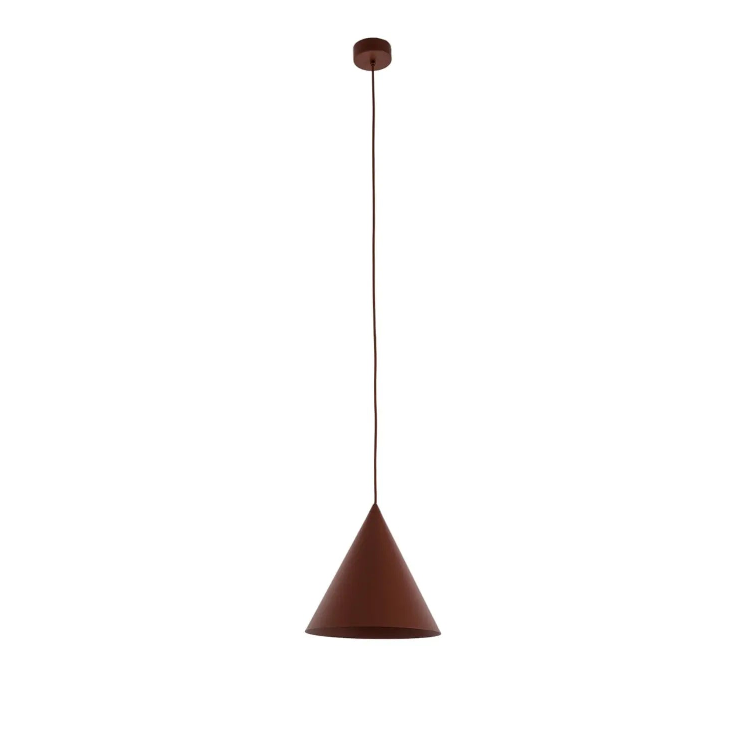 B-Ware Tk Lighting Hängeleuchte Pendelleuchte Cono Ziegelrot Einflammig 25 Cm