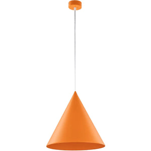 B-Ware Tk Lighting Hängeleuchte Pendelleuchte Cono Orange E27 Lampe Leuchte