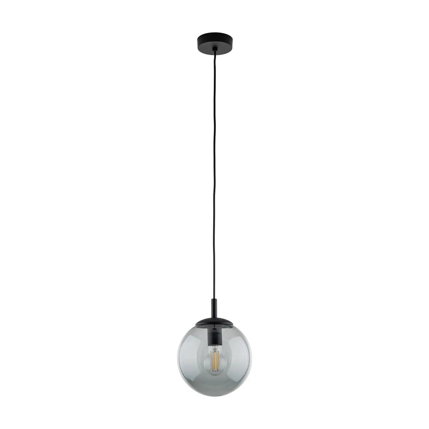 B-Ware Tk Lighting Hängeleuchte Esme, ø 25 Cm, Rauchgrau, Glas, Kugel, E27 - 5901780553784