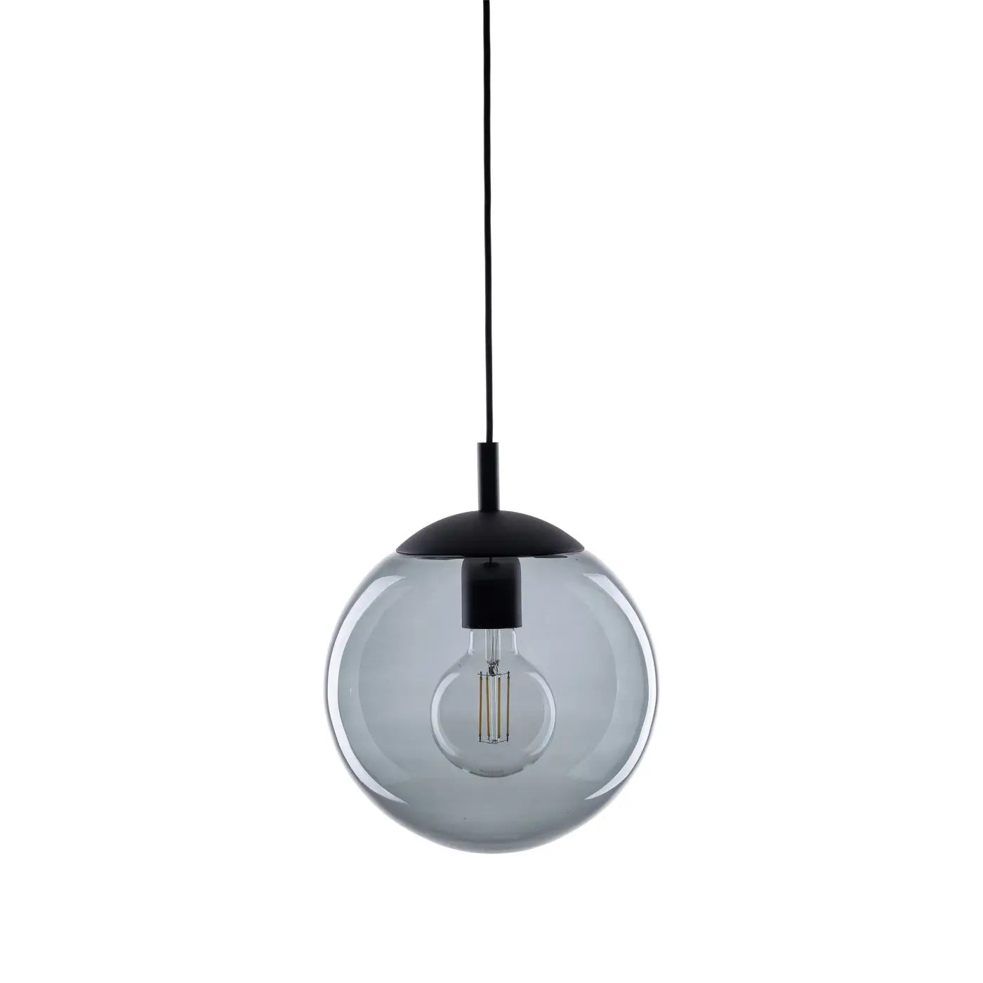 B-Ware Tk Lighting Hängeleuchte Esme, ø 25 Cm, Rauchgrau, Glas, Kugel, E27 - 5901780553784
