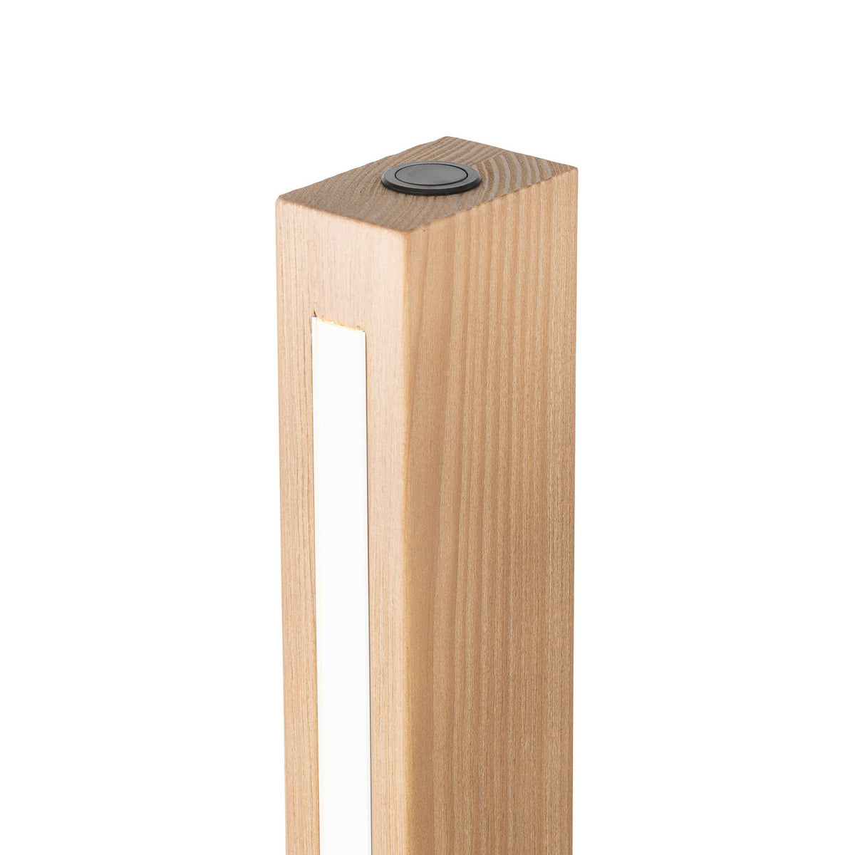 TK Lighting Stehleuchte Standlampe LED Holz Lampe schwarz Metall Touchdimmer Kie - 5901780513917