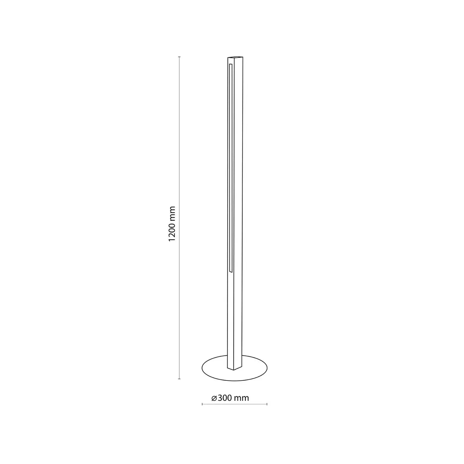 B-Ware Tk Lighting Led Holzstehleuchte Standlampe Teo Kiefer Touchdimmer 120 Cm Holz  - 5901780513917