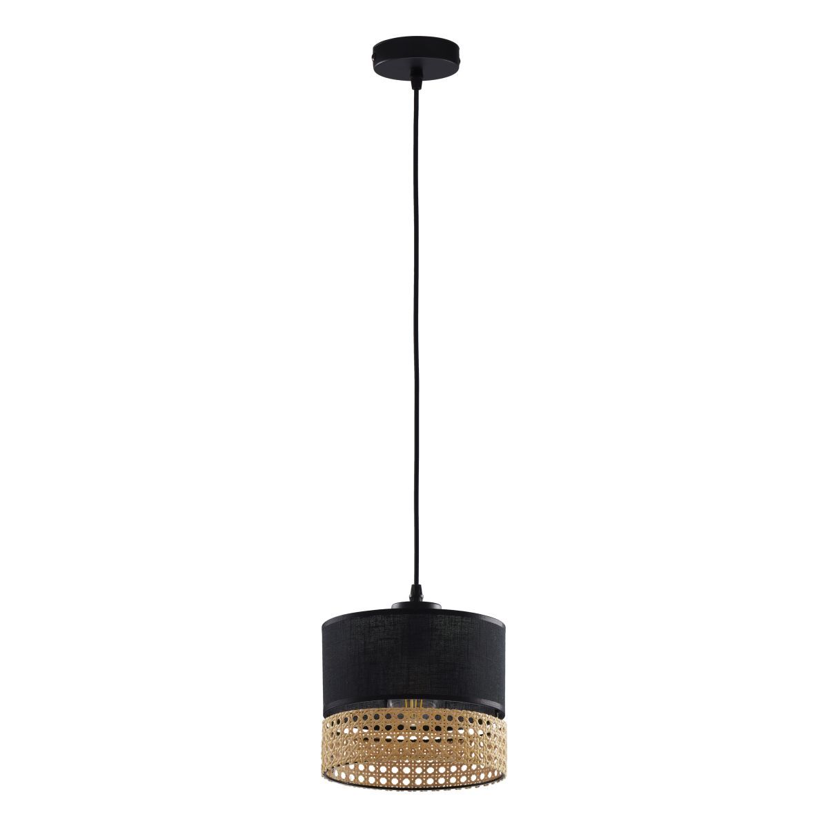 TK Lighting Hängelampe Pendelleuchte PAGLIA Lampe Innen Beige Schwarz Modern - 5901780565442