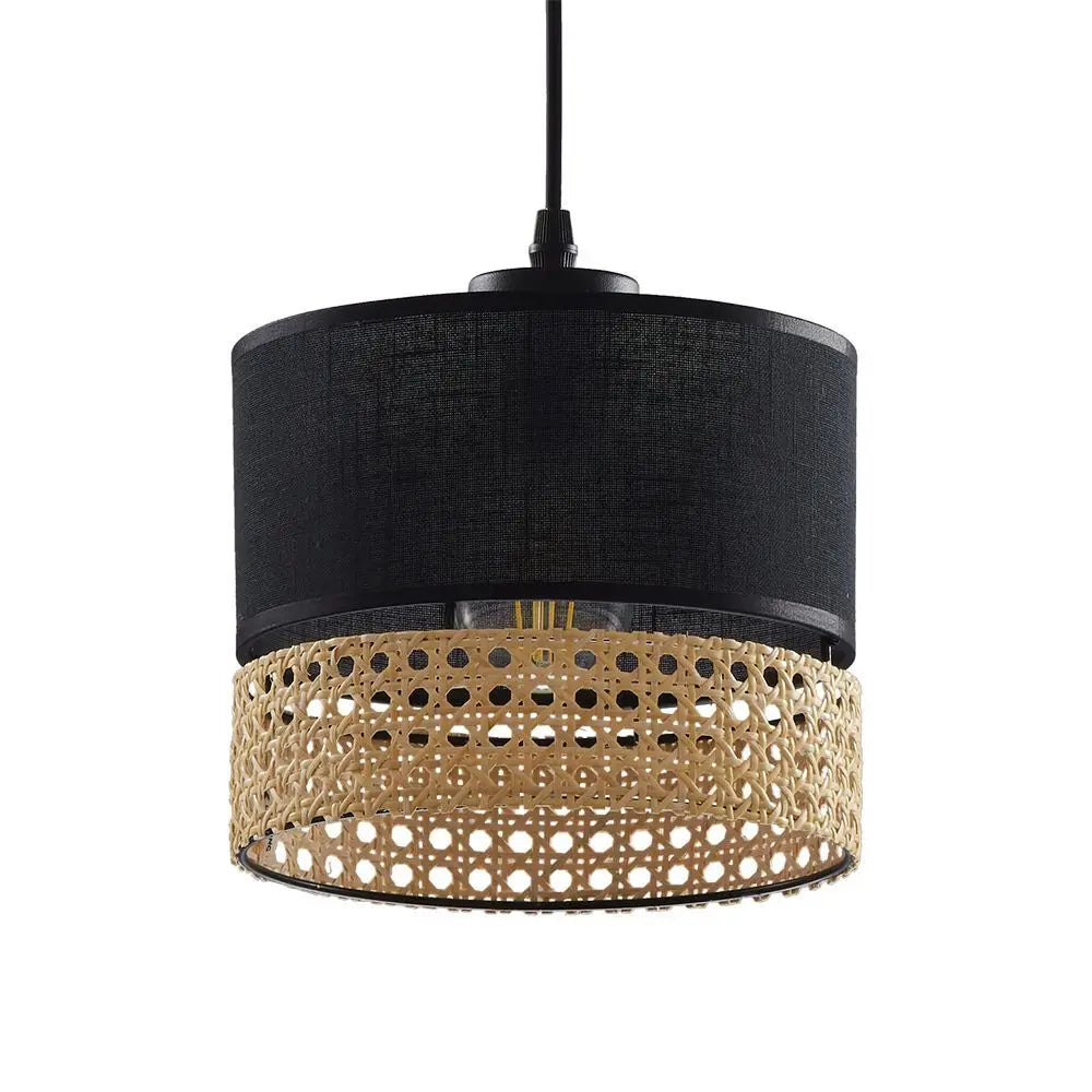 B-Ware Tk Lighting Hängelampe Pendelleuchte Paglia Lampe Innen Beige Schwarz Modern - 5901780565442