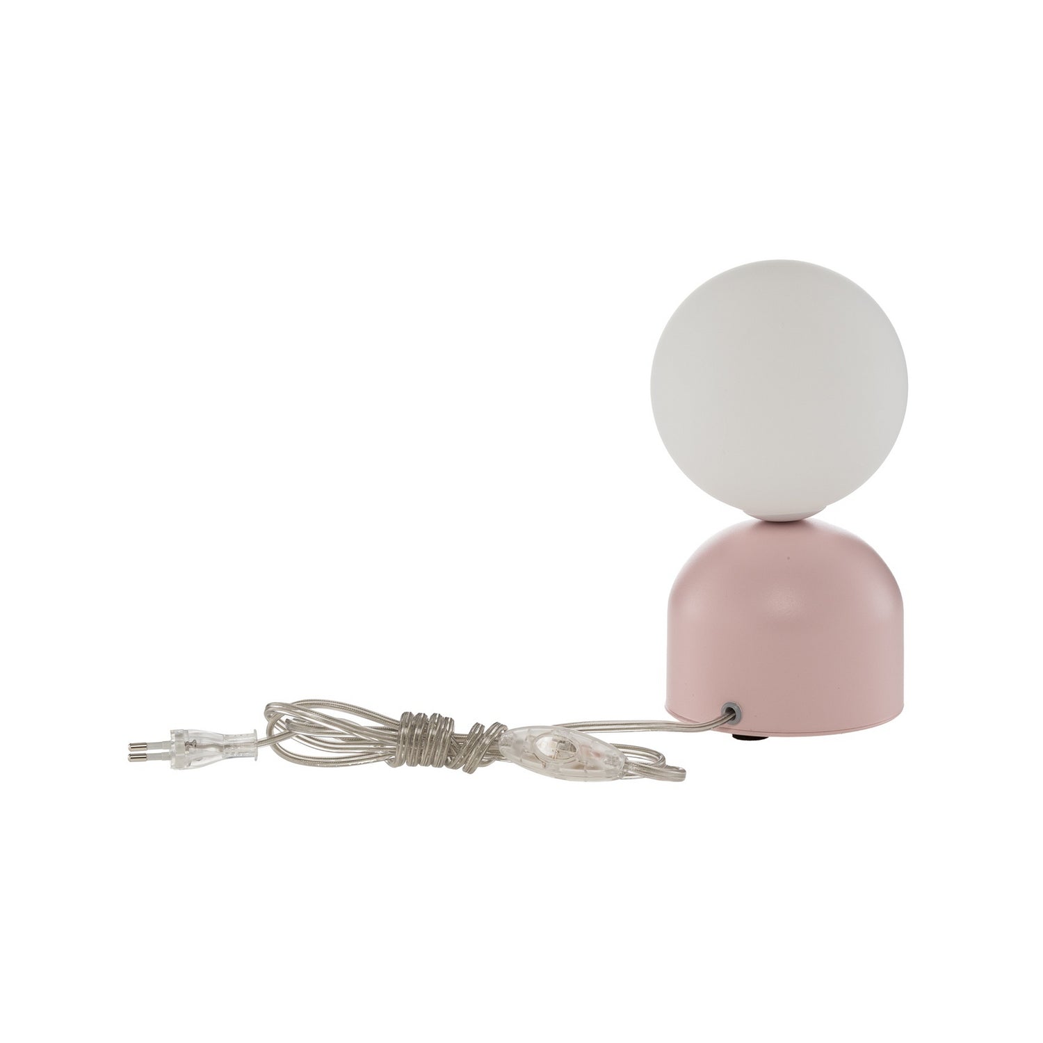 B-Ware Tk Lighting Tischleuchte Lampe Miki Glas Rosa Schalter Kabel Wohnzimmer - 5906135113903