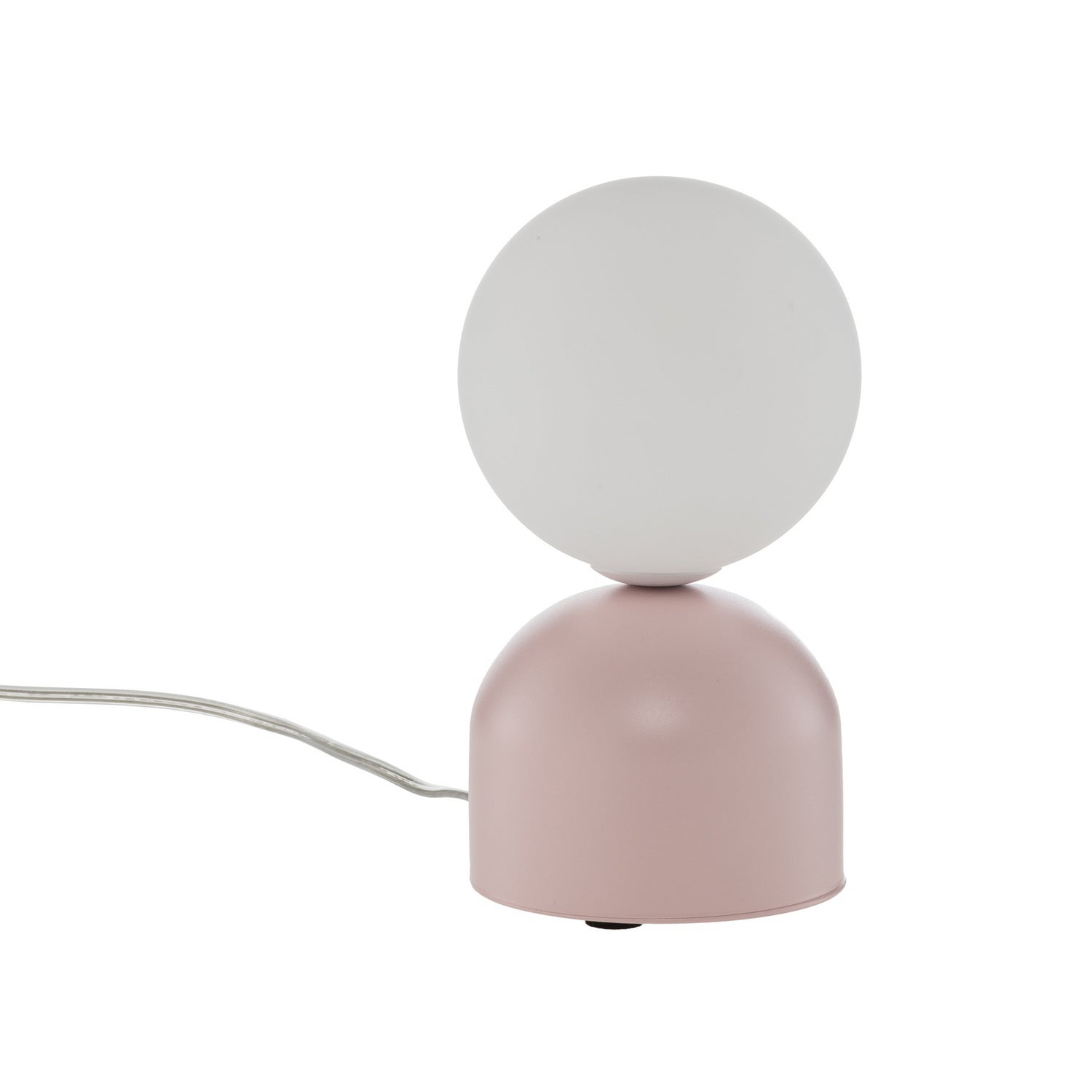 B-Ware Tk Lighting Tischleuchte Lampe Miki Glas Rosa Schalter Kabel Wohnzimmer - 5906135113903