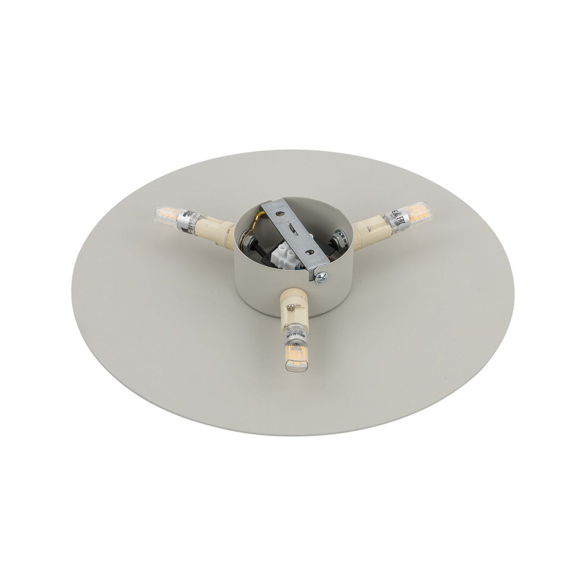 TK Lighting Wandleuchte Wandlampe Luna beige Licht Stahl 30 cm Indirekt - 5901780559113