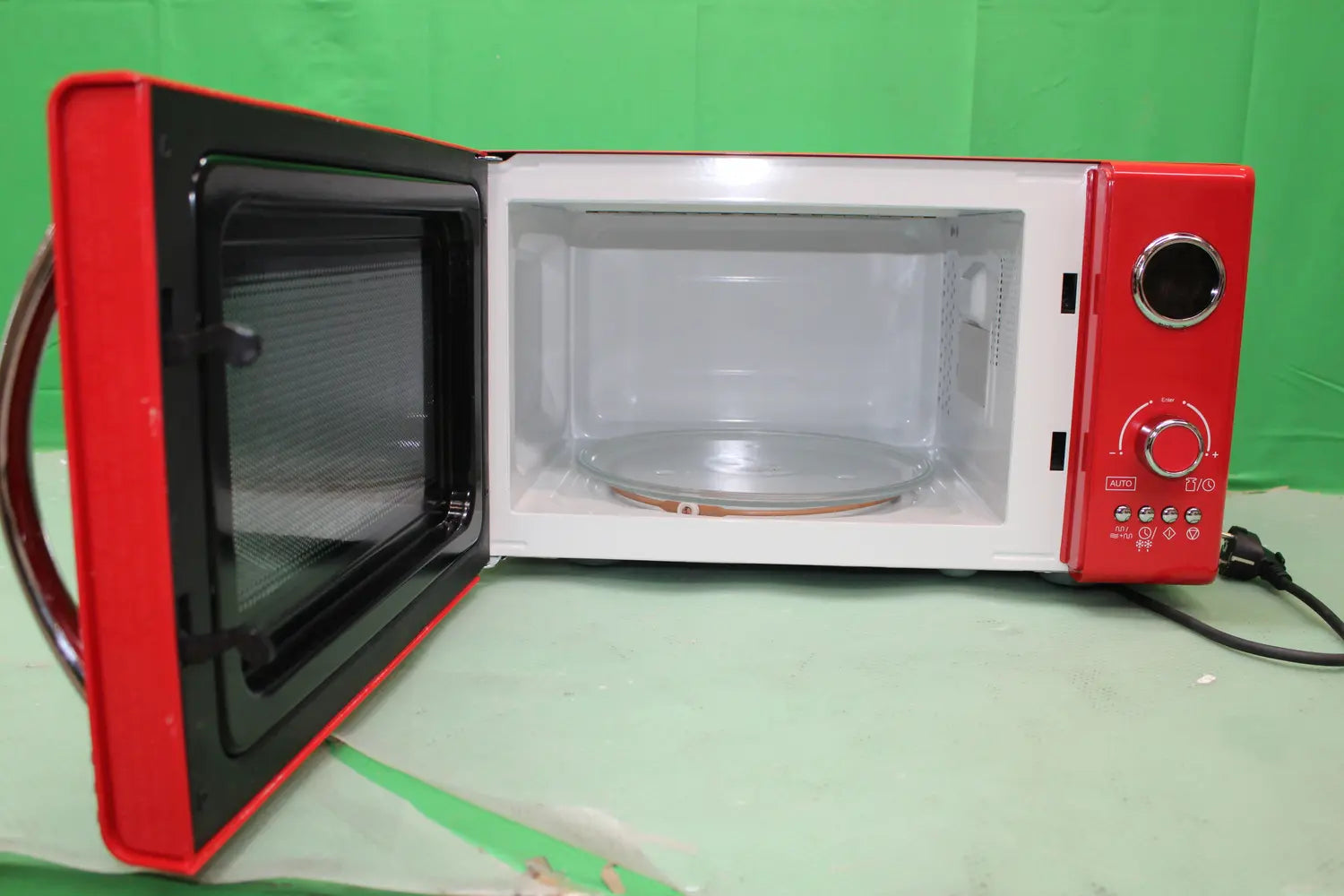 C-Ware Tkg Team Kalorik Mw 2500 Dg R Mikrowelle Rot 900 W Küchengerät Siehe Text/Foto - 5413346346339