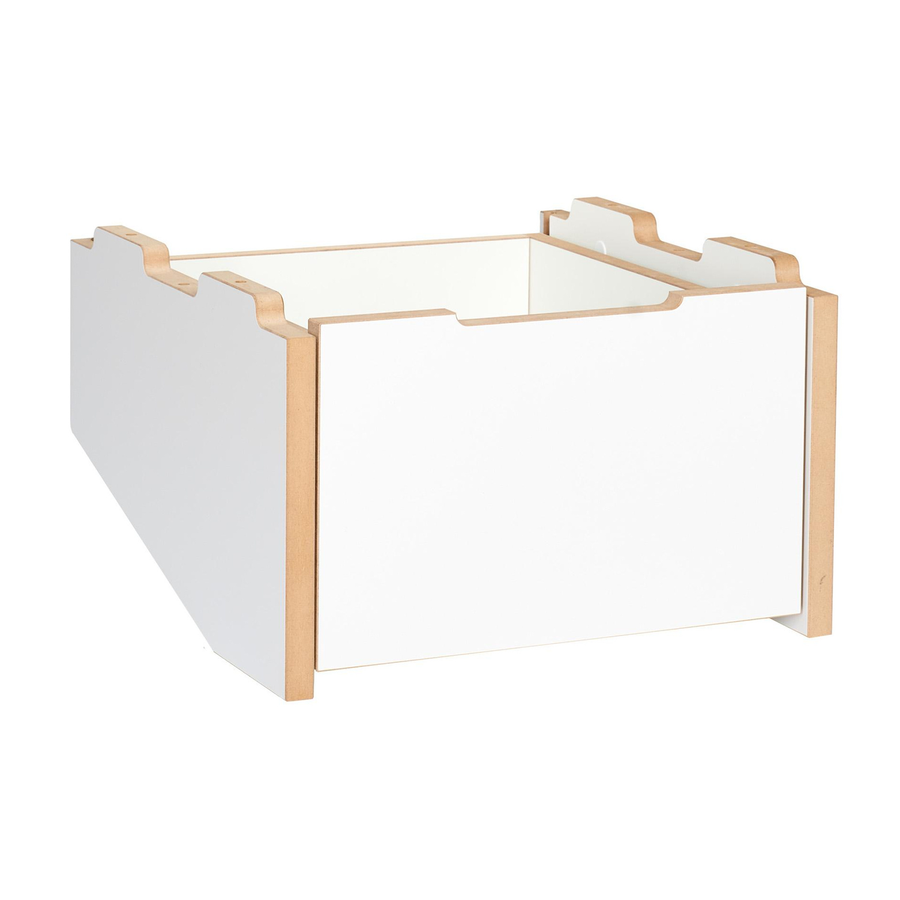 Tojo Cargo Rollcontainer Grundmodul Unterteil Erweiterbar Mit Schubladen Weiß B-Ware - 742832925310