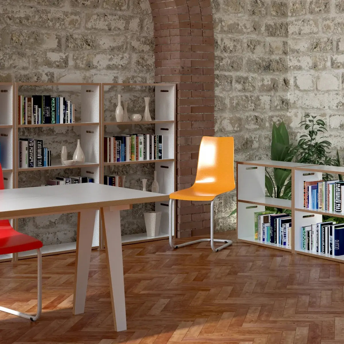 B-Ware Tojo Anbaumodul Erweiterung Regalwand Hochstapler Anthrazit Mdf Bücherregal - 40232884405