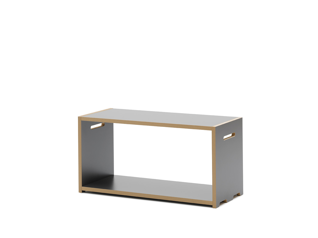Tojo Hochstapler Regal Grundmodul Anthrazit Schrank Wandregal Standregal Kommode B-Ware - 1