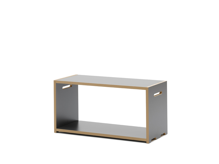 Tojo Hochstapler Regal Grundmodul Anthrazit Schrank Wandregal Standregal Kommode B-Ware - 1
