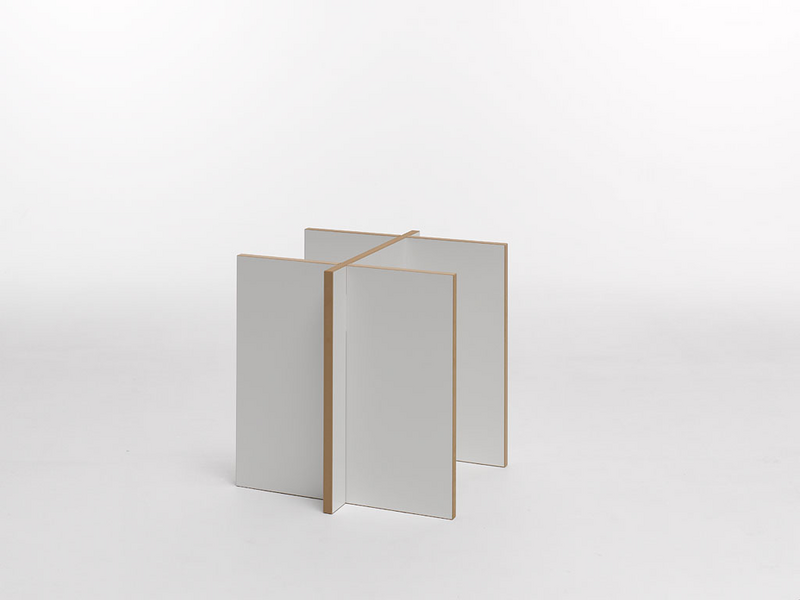 B-Ware Tojo Hocker Sitzmöbel Weiß Sitzgelegenheit Modern Möbel Sitz Wohnzimmersitz - 40232884276