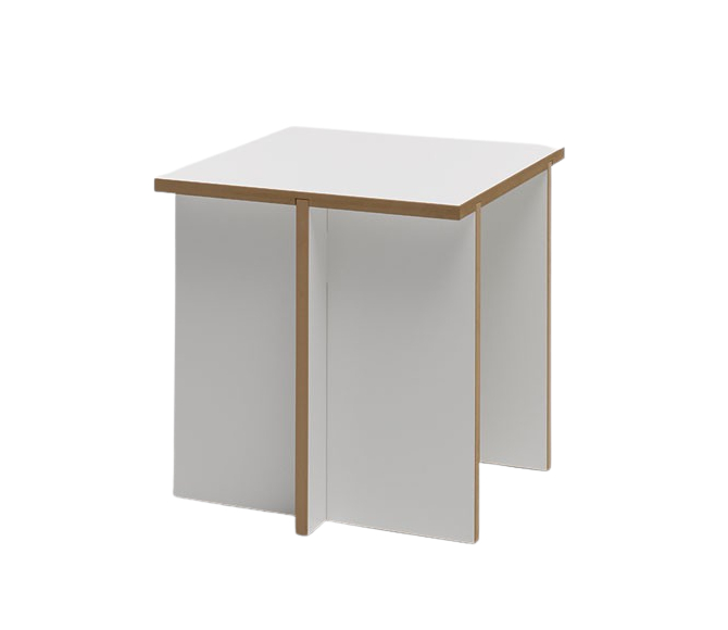 B-Ware Tojo Hocker Sitzmöbel Weiß Sitzgelegenheit Modern Möbel Sitz Wohnzimmersitz - 40232884276