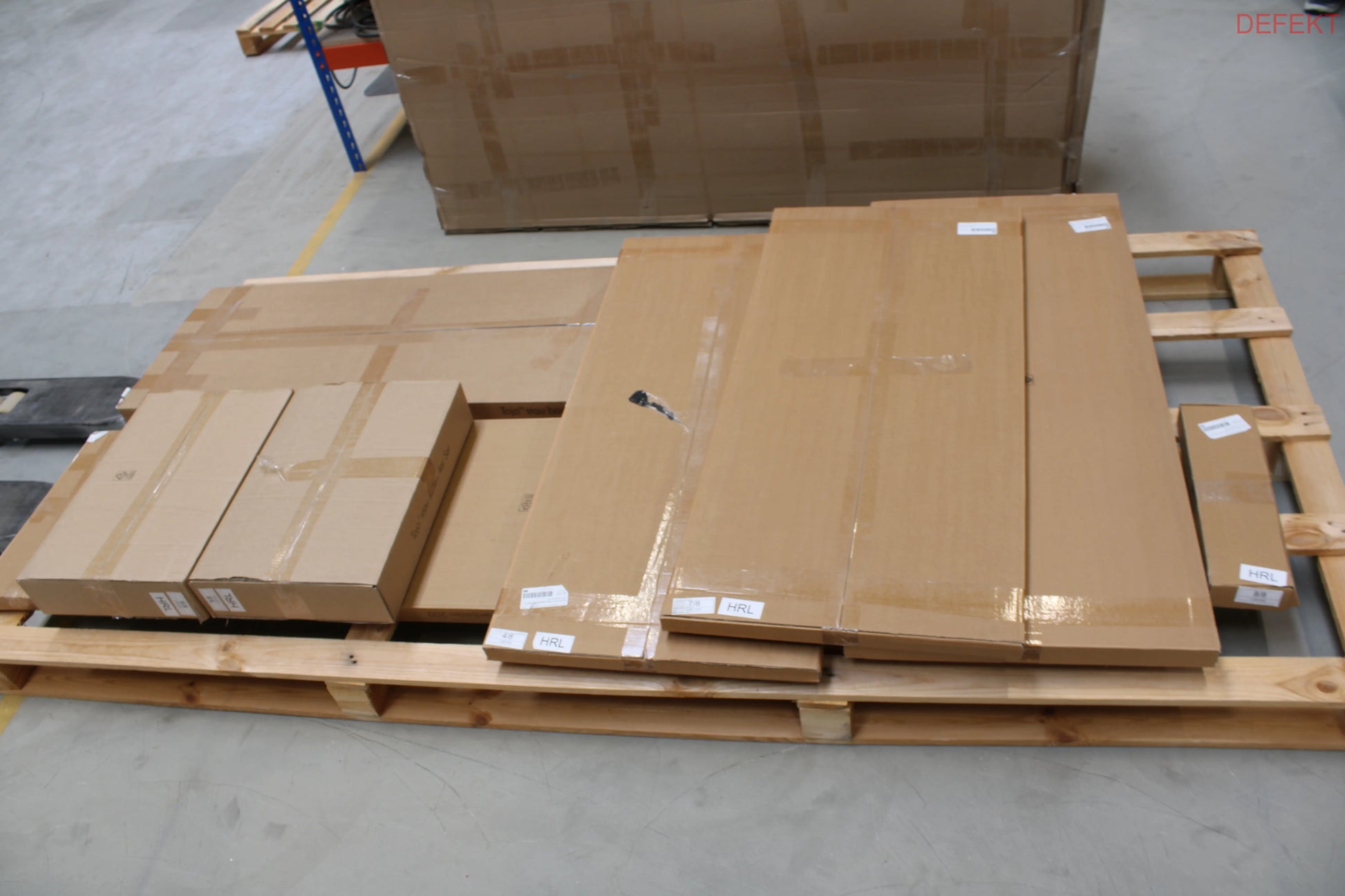 D-Ware Tojo Stau Sideboard Side 200x110cm Weiß Kommode Schrank Defektware Unvollständig - 742832204897