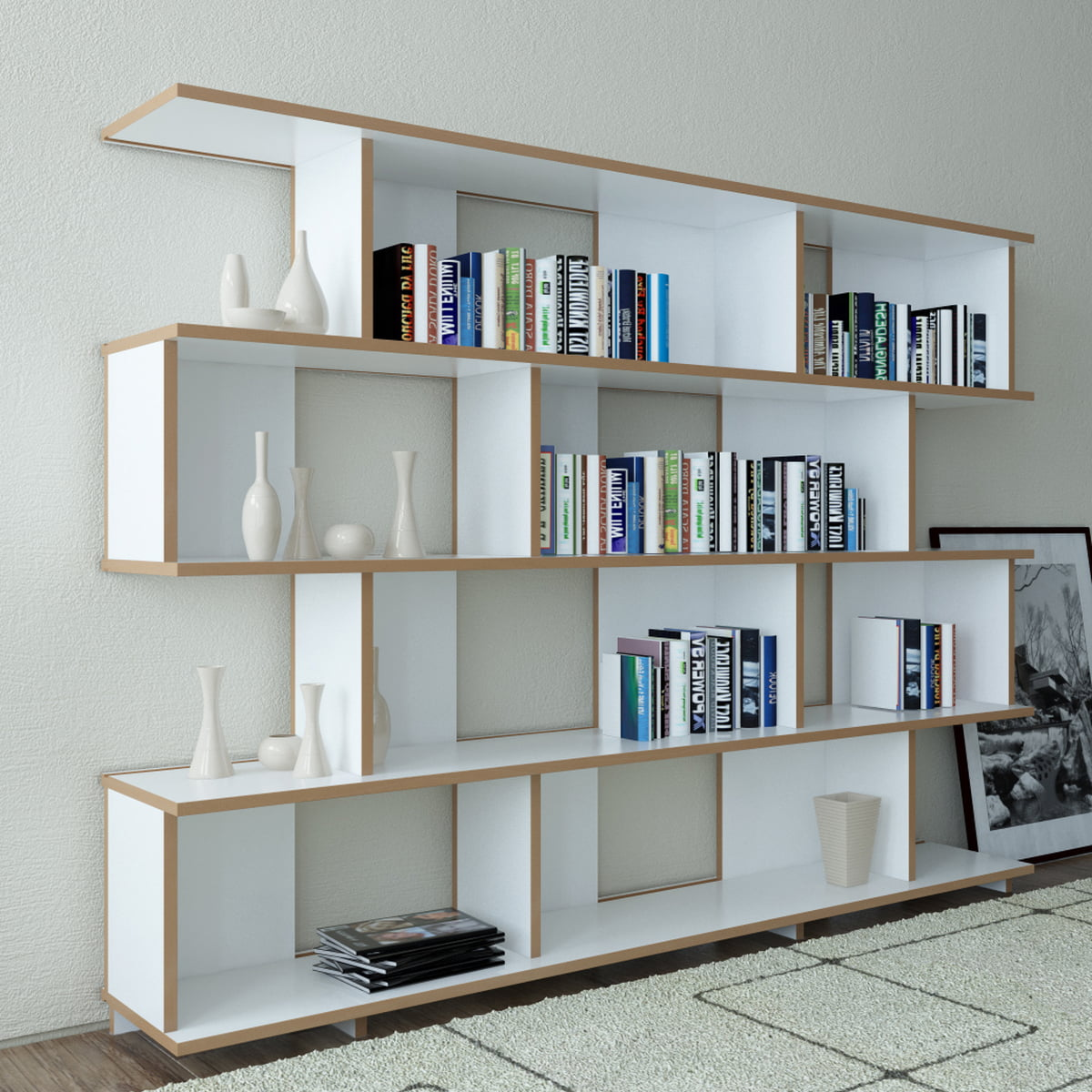 Tojo Regalsystem Türmodul Regalmodul Weiß Regalelement Modul Siehe Text/Foto B-Ware - 742832924924