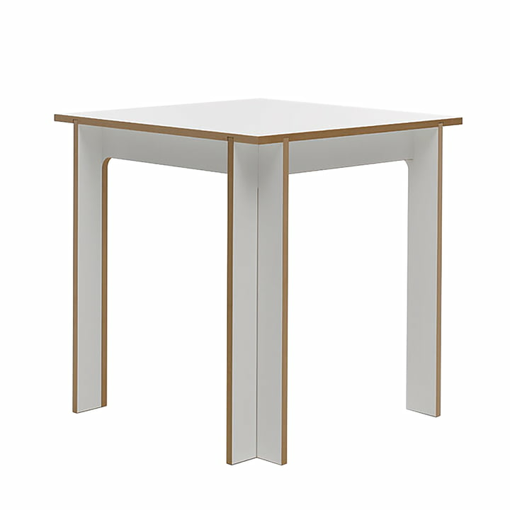 B-Ware Tojo Tisch Esstisch Küchentisch Designertisch Designer 75x75 Cm Weiß Mdf 20,5 Kg - 40232884252