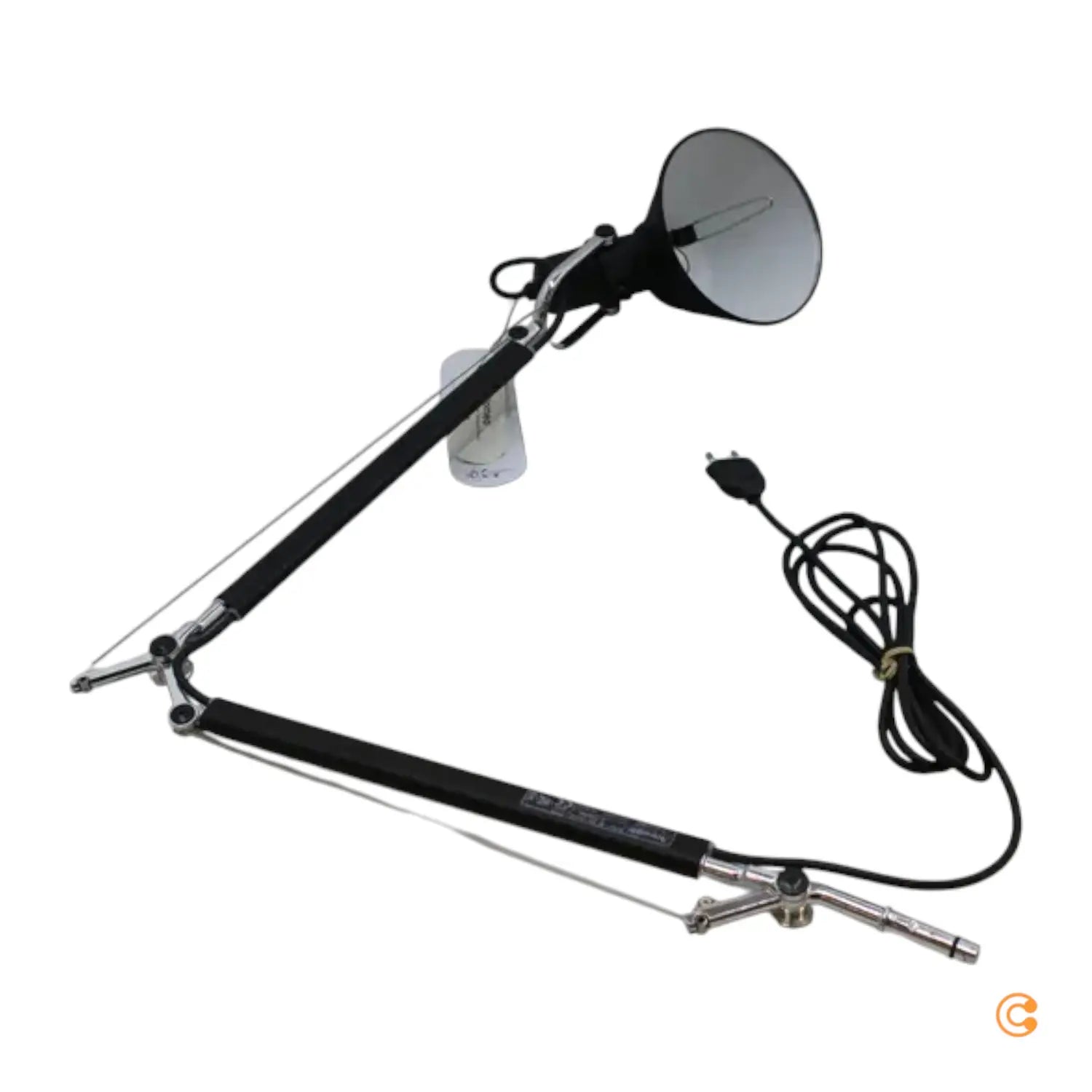 B-Ware Tolomeo Mini Tischleuchte Lampe Schreibtischleuchte Schwarz Aluminium - 8052993016461